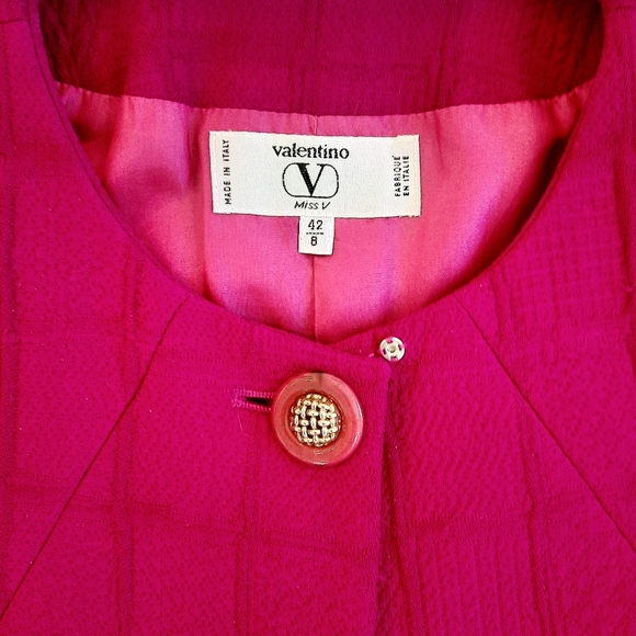 Valentino Viva Magenta Vintage Suit Jacket - Picture 6 of 13